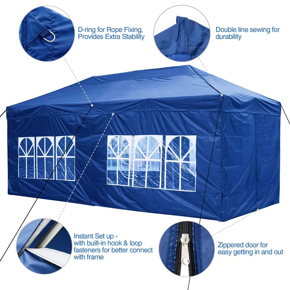 Linyi Chunhe Factory Hexagonal Promotion Tent Outdoor Canopy Ez Up