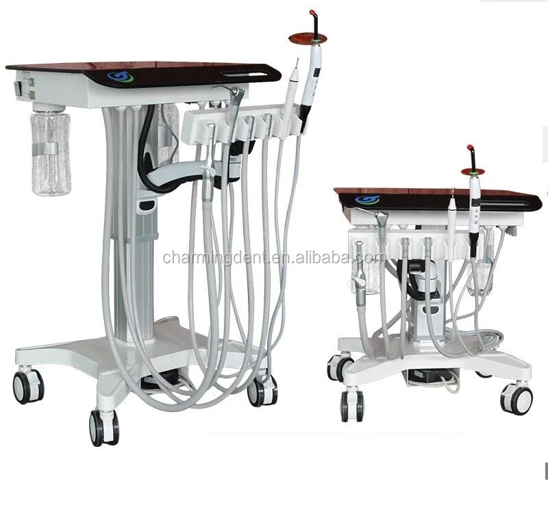 Dental Equipment Electric Delivery Cart / Dental Mobile Unit Cart Height Adjustable/medical