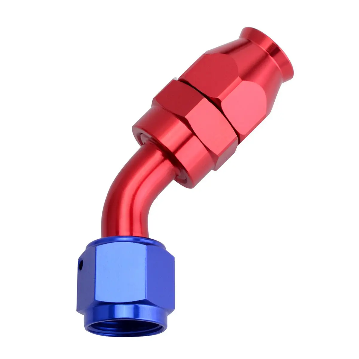AN6 size  Braided PTFE Fuel Hose Line with PTFE Swivel Hose Fittings for E85 Ethanol Fuel