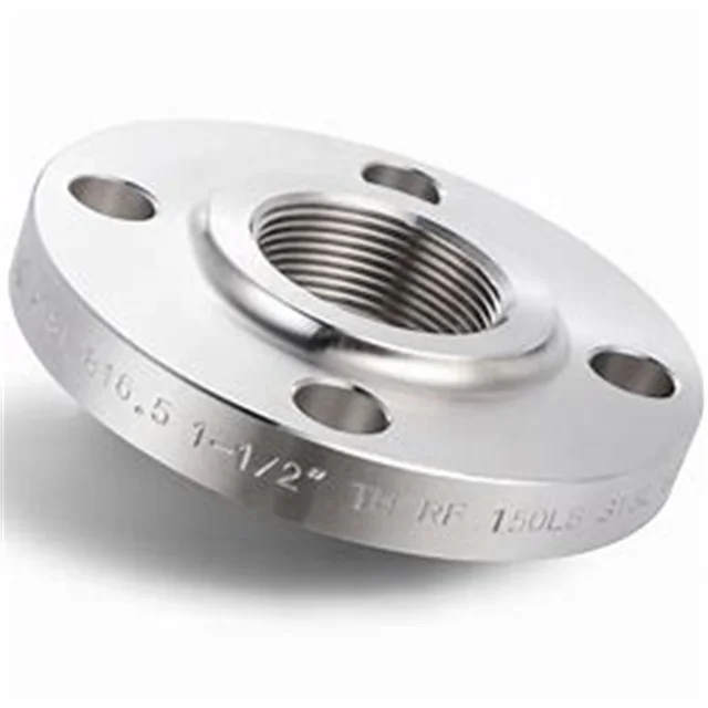 Stainless Steel 316 304 Butt Welding Flange 3000# 300# Pressure Threaded Customized Size Best Selling manufacture