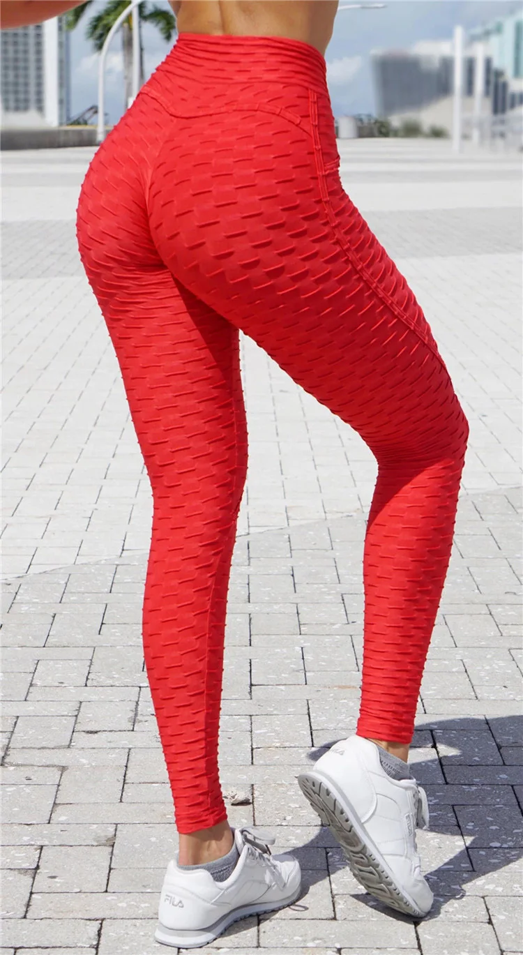 Wholesale Custom Scrunch Butt Tiktok Drape Yoga Leggings For Women