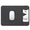color wireless Charger Gaming Felt Mouse Pad with Pen Holder
