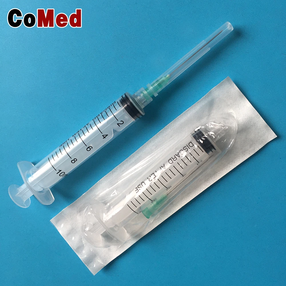 sterile medical disposable injection syringe 10ml