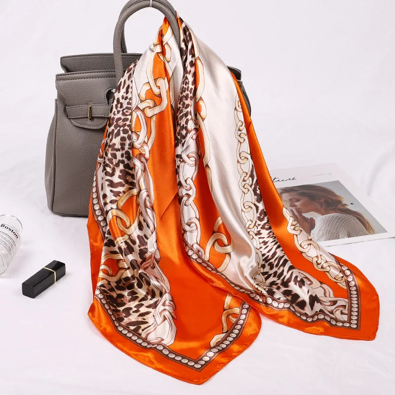 Pure 100 Silk Scarf Hair Scarves And Wraps Square Scarf Headscarf For