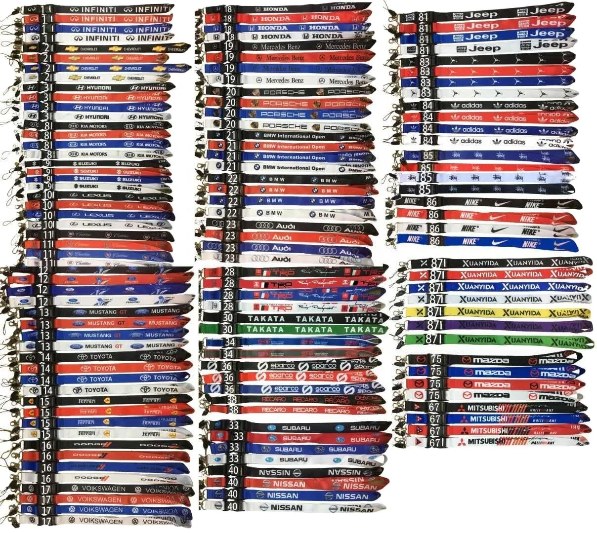 
jdm car tow strap racing lanyard auto tow rope tow strap 