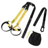 WellShow Resistance Trainings Strap Bodyweight Fitness Suspension Trainer Kit with Extension Strap for Home Gym Exercises