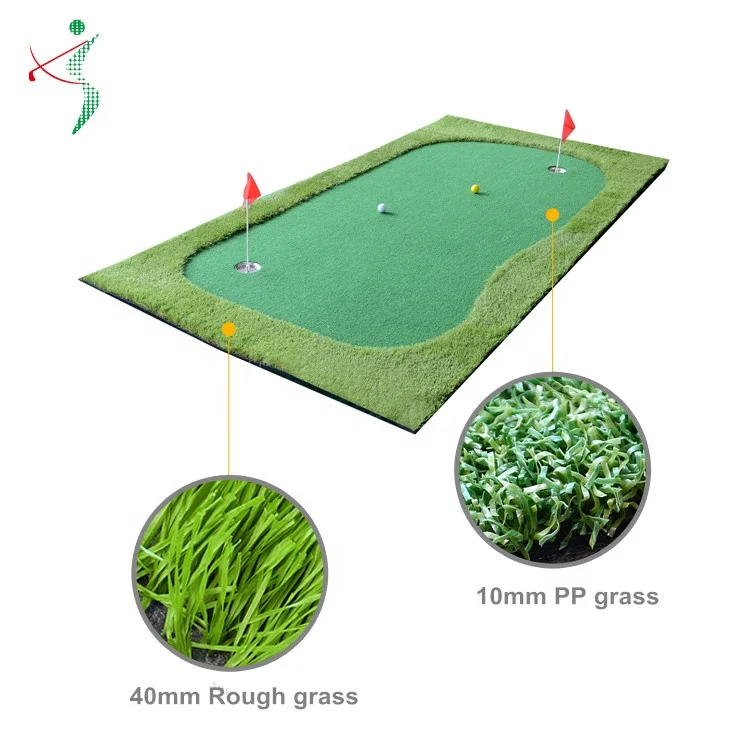 Tapis de modélisation de Golf vert, 2 m, pour lancer, tapis