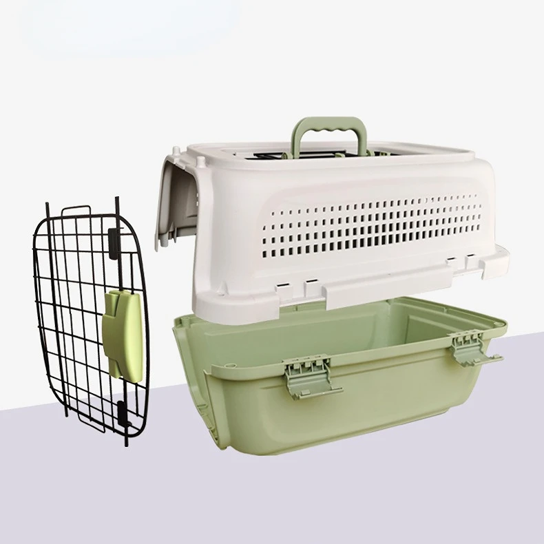Pet Air Transport Box Portable Pet Transport Check Box Skylight Double
