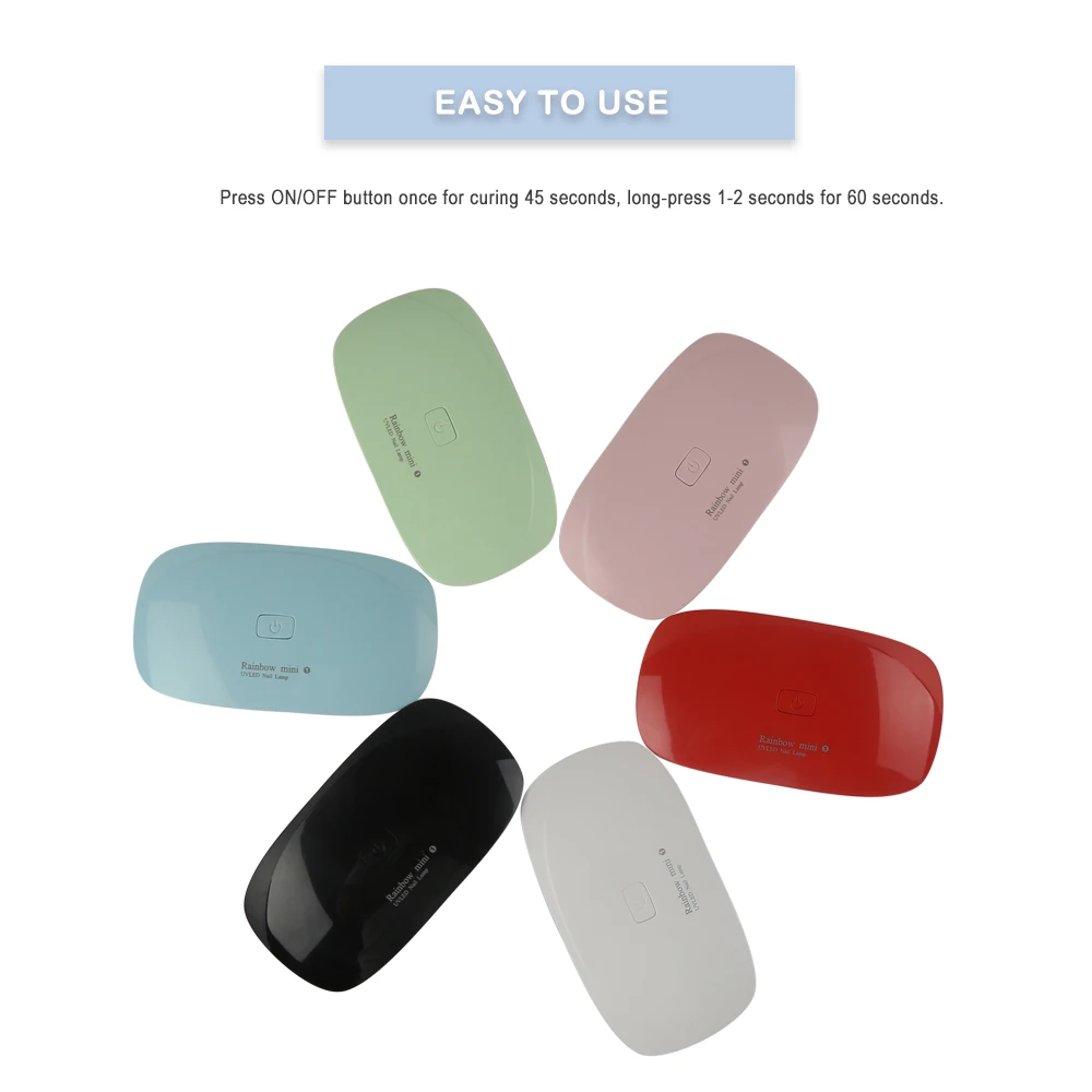 Egg Shape Nails Polish Dryer Nail Art Hand Held 1 Piece T2 72W Uvled Sally Beauty Supply Ultrafast Portable Led Kids Set W