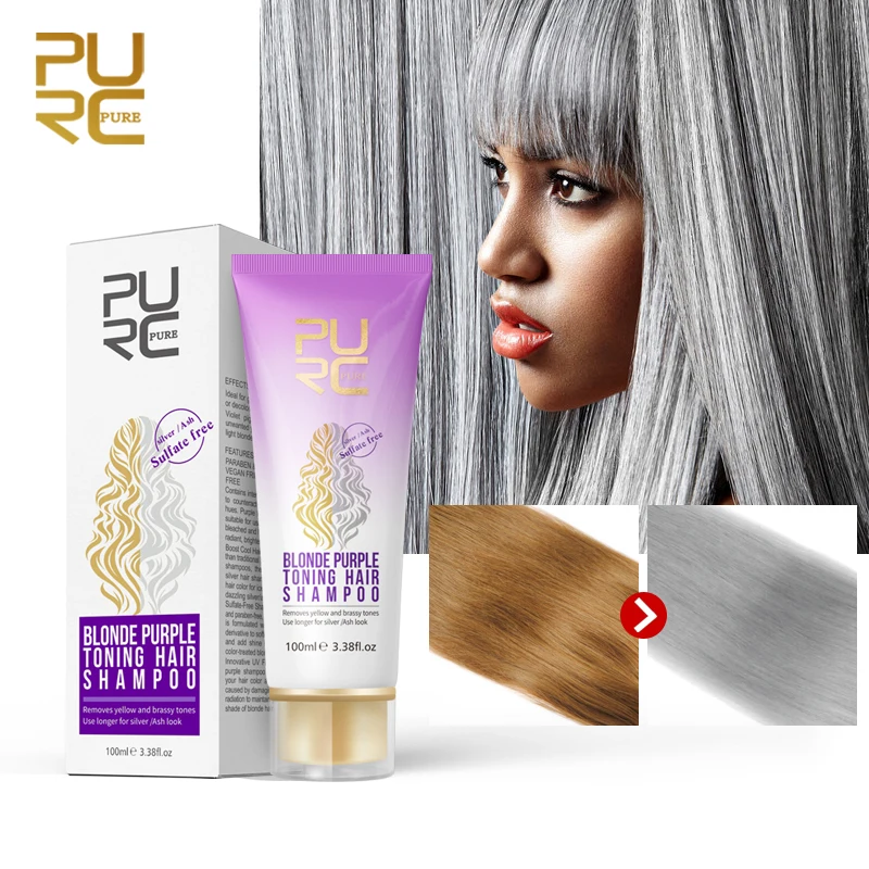 Purc Silver Blonde Hair Shampoo Ash Looking Private Label Buy