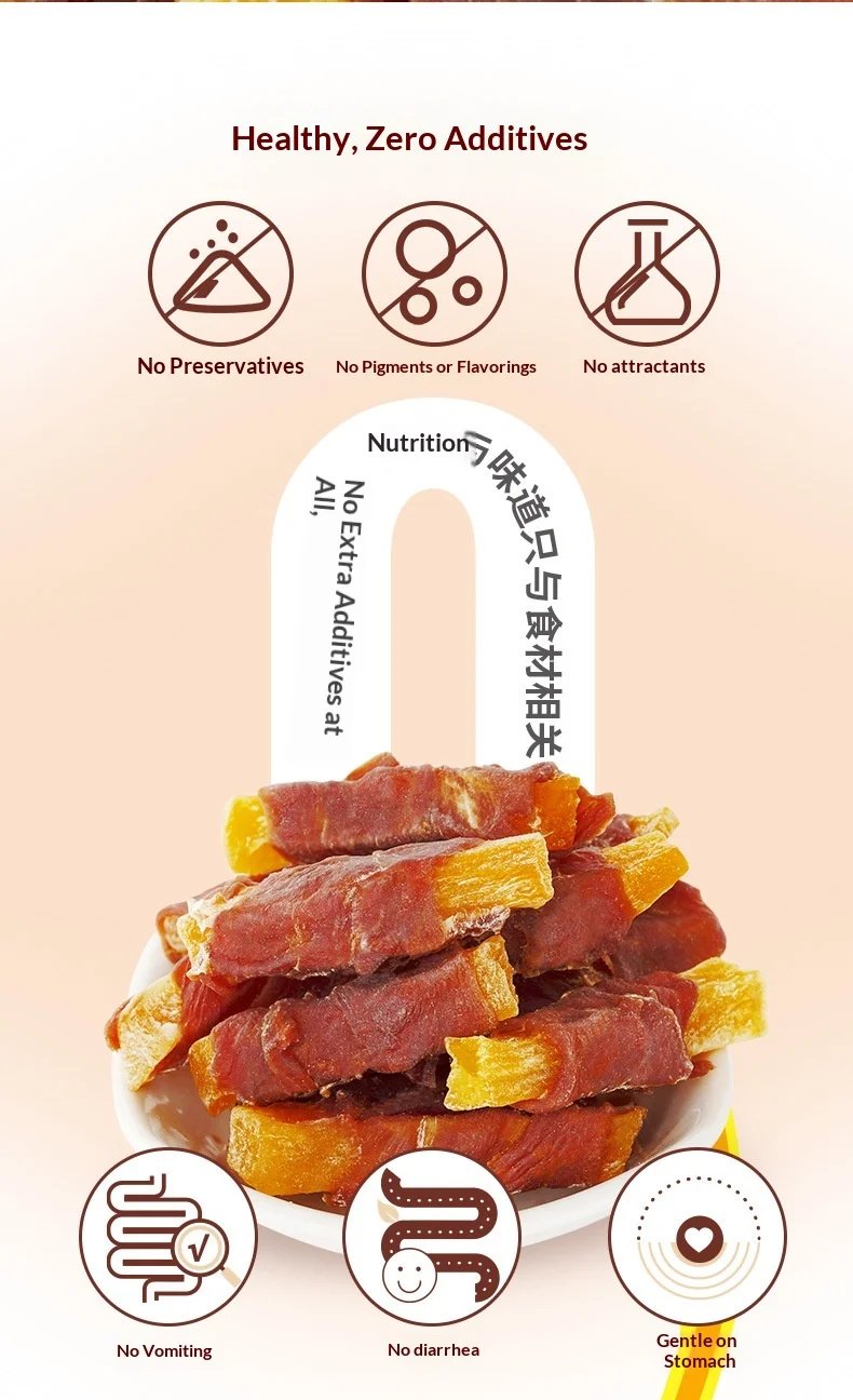 Dog Snacks Duck Sweet Potato Molar Pet Puppy Dental Cleaning Nutrition Training Rewards Made in Shandong details