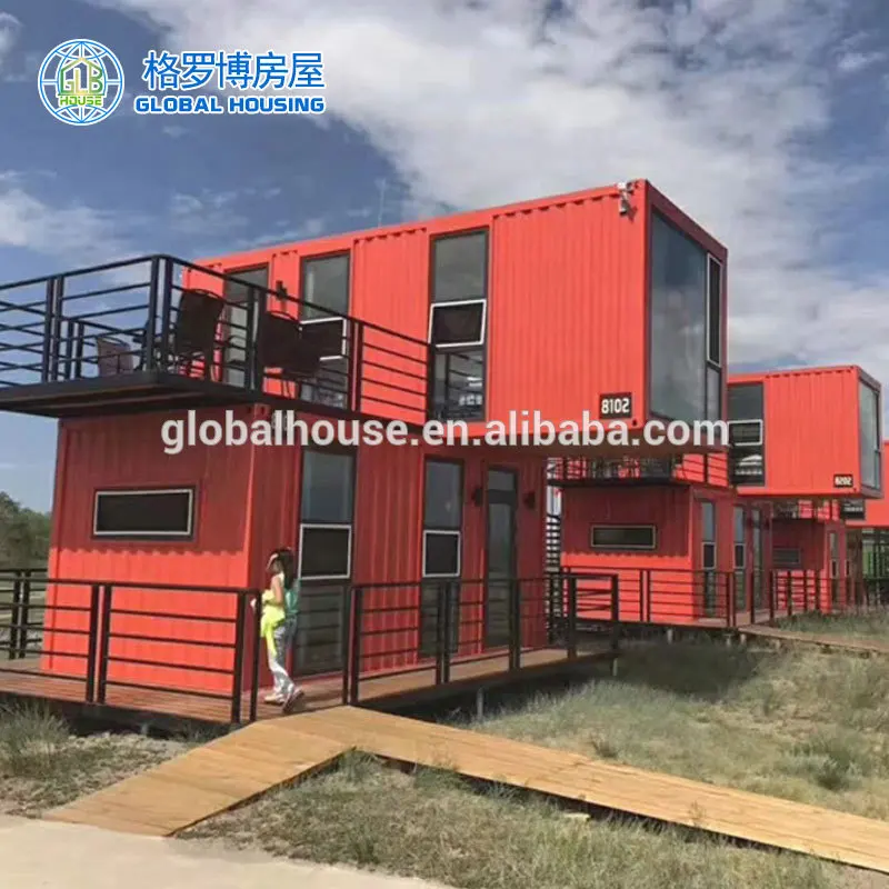 China Cheap Prefabricated 4 Bedroom Container House Portable 