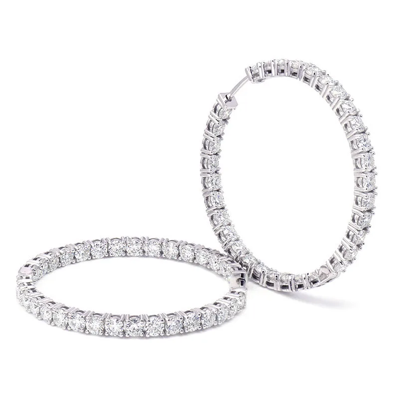 

Moissanite Diamond Engagement earring,1 Pair