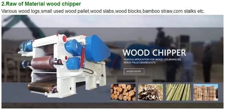 Professional wood chipper shredder machine