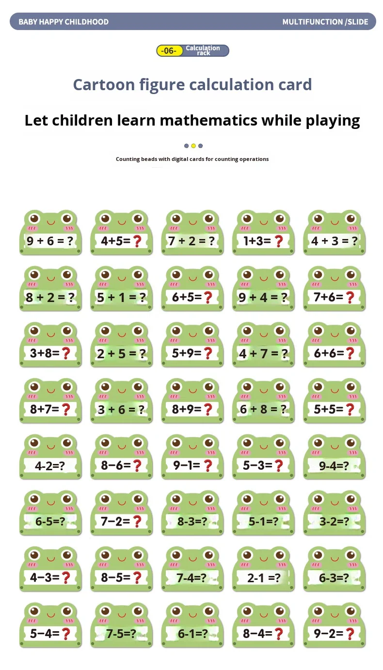Wooden Beads Mathematical Enlightenment Teaching Aids preview 4