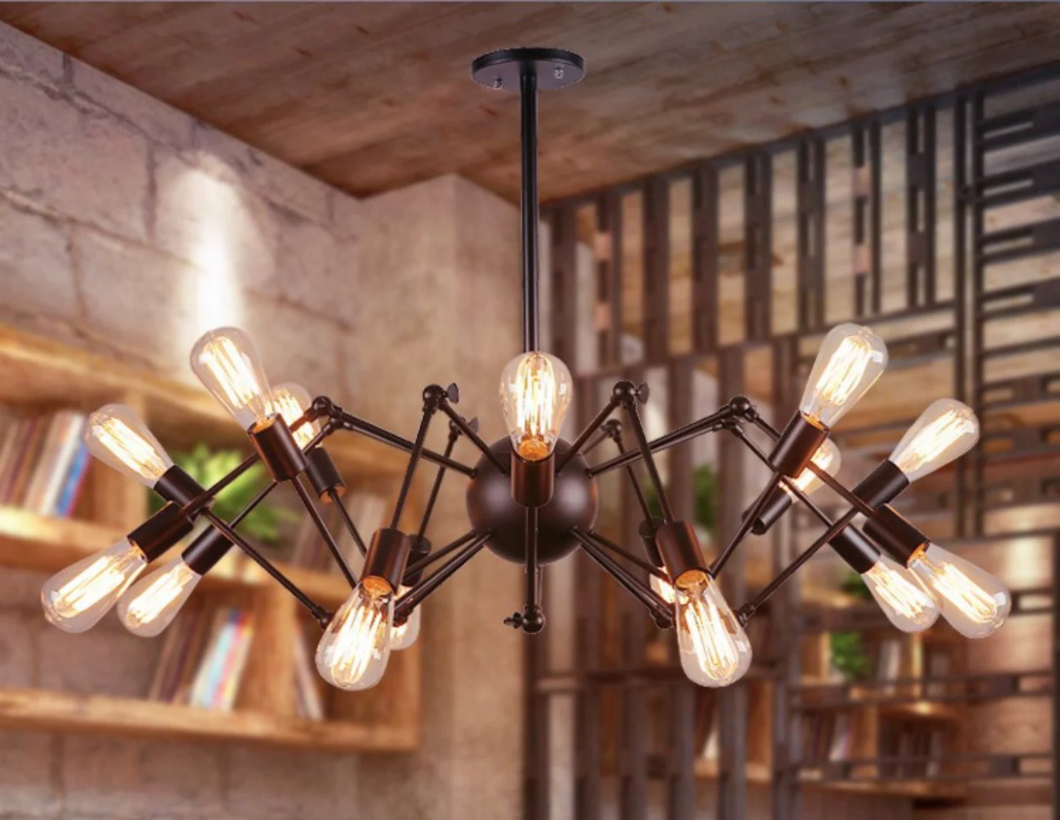 E27 Chandelier Light Spider Shape Design Pendant Lamp Livingroom E27 Chandelier Light Spider Shape
