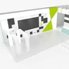 Factory price portable PVC card broad/Graphic back drop Pop up display