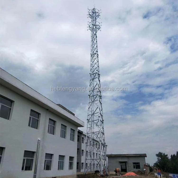 10-50m Telecom Tower 3g 4g Gsm Wifi Signal Tower - Buy Gsm Wifi Signal ...