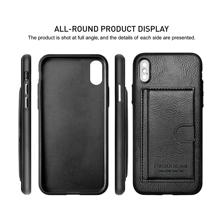 Puloka Classic Leather Card Slot Wallet Cell Phone Case For Samsung S10 ...