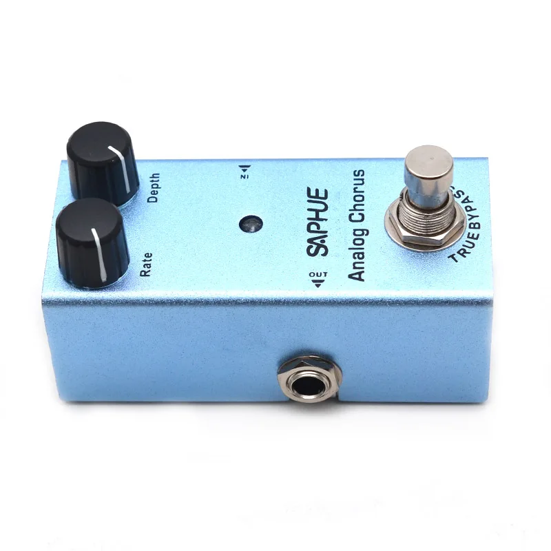 Saphue Electric Guitar Analog Chorus Pedal Rate/depth Knob Effect Pedal