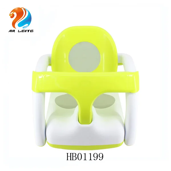 High Quality Plastic 2 In 1 Layback Baby Bath Seat Portable Sitting