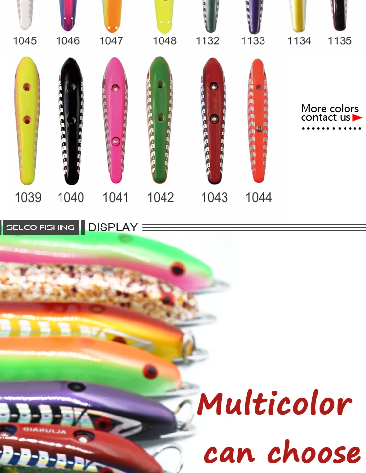 5inch 13cm Salmon Trolling Drone Spoon Metal Stainless Steel Fishing