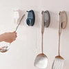 Amazon Ebay Hot Sell Vacuum Wall Mounted Self Adhesive Kitchen ware Organizer Spatula Spoon Hook