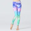 Morewin Women Leggings Flower Eye Gradient Printed Sport Fitness Yoga Pants Tights Woman Fitness High Waist Gym Yoga Trousers