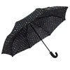 Fashion high quality J handle Auto open beautiful spot custom print fold umbrella