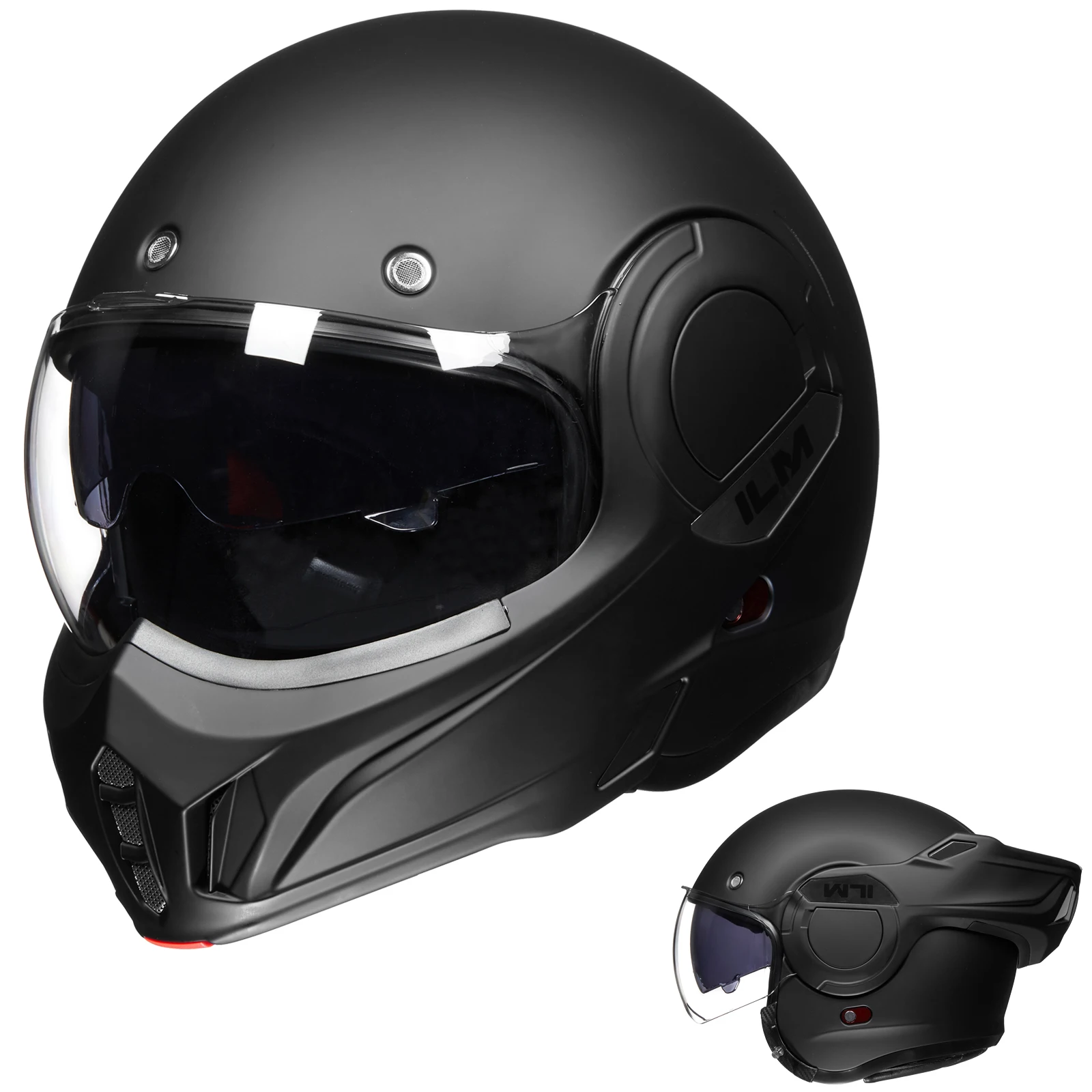 2x motorcycle half helmet Outlaw Helmets T72 Matte Black for Men & Women with Drop Down Sun Visor DOT Approved HJC RPHA 71 Cheek inch above eyebrows br Disneyland Color:Lichen Green Gloss
