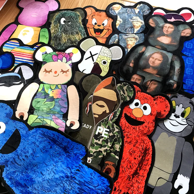 Custom Rugs Character Rug 3d Digital Printing Carpet Strange Monkey ...