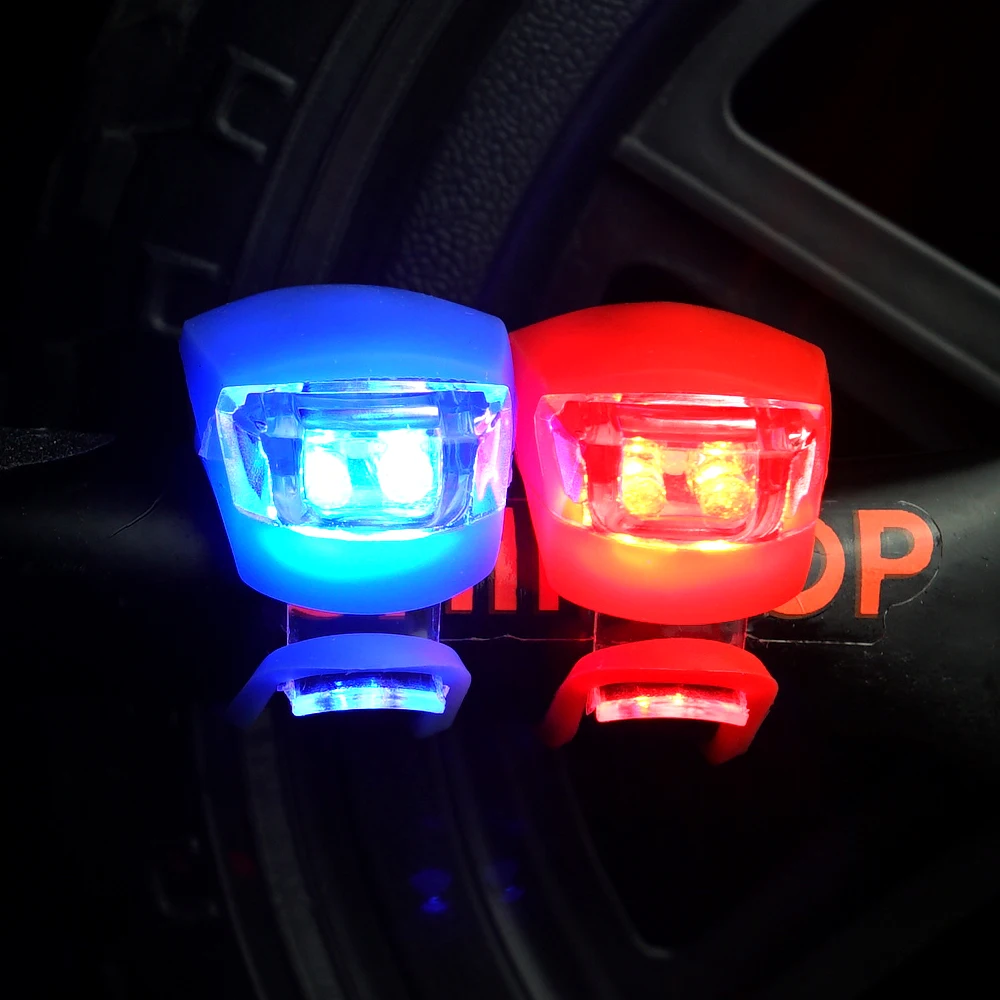 Wholesale Multicolor Highlight Led Frog Bicycle Light Bicycle Rear Lights Convenient And Safe At