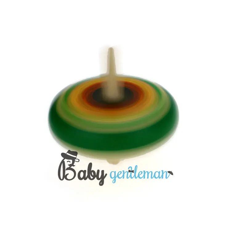 Top Sale Educational Toy Mini Wooden Spinning Tops For Toddlers Z01103b