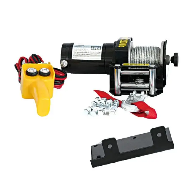 Electric Winch 12v/24v Gdy2000lba1,12v Atv Electric Winch 2000lbs With Big Remote Winches