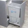 high quality pull out cabinet trash bin with soft-closing slide easy to install
