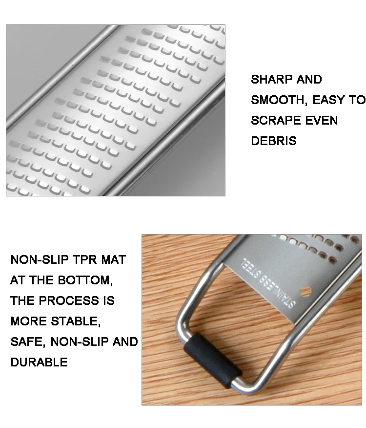 Microplane Zester Stainless Steel Lemon Zester | Multi-Purpose Grater For Cheese, Garlic, Chocolate Zester Grater