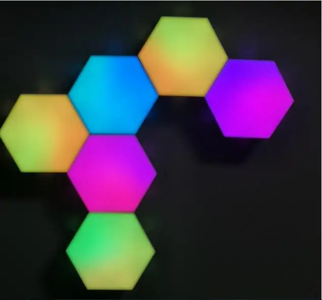 2020 CE ROHS Certificate Touch Sensitive Single Color Modular mood light Led Hexagonal Night Light
