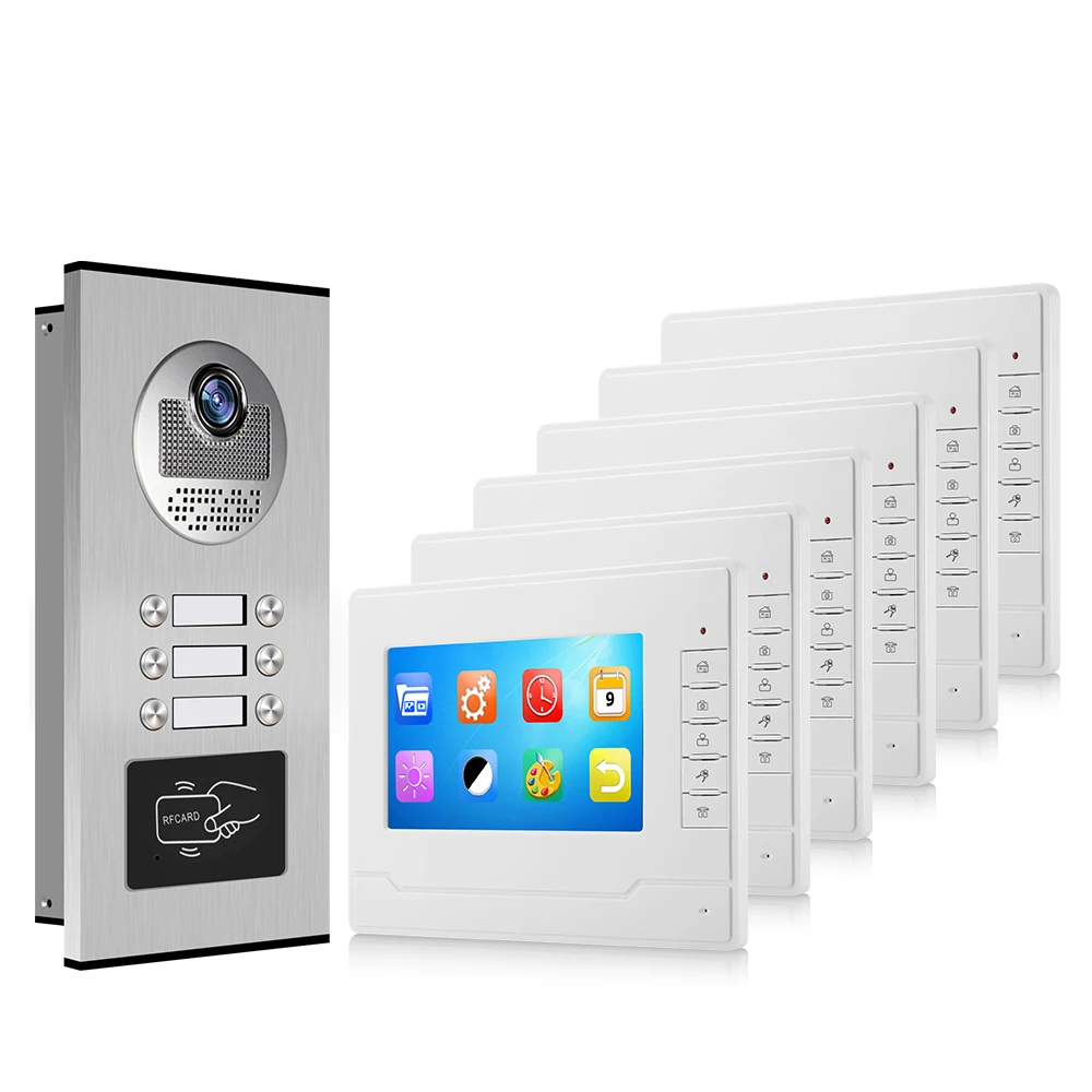 Video doorbell for fashion apartment building