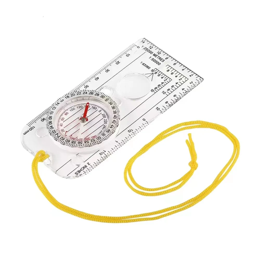 Hot Selling Transparent Map Measure Orienteering Compass with Scale ...