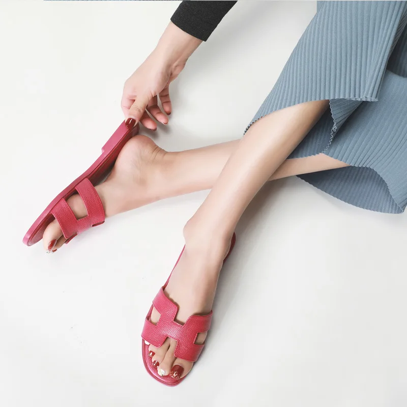 Hot Sale Best Quality Women Flat Slipper Fashion Slides Women Shoes