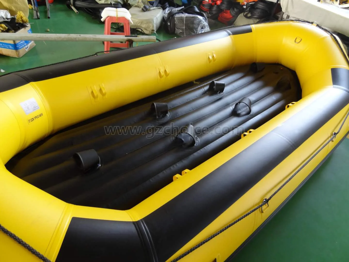 Outdoor inflatable pontoon boat commercial inflatable kayak boat