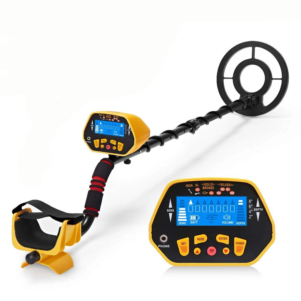 

GC-1028 beach use hobby metal detector,2 Pieces, Black, yellow and green