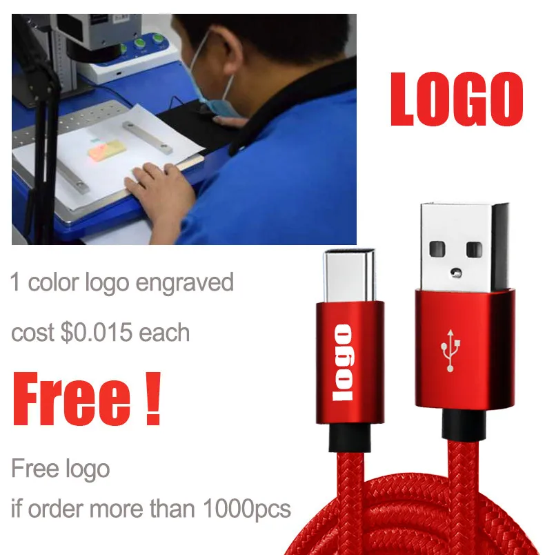 WIK-YS 3.3 ft 1M 6.6ft 2M 10ft 3M Factory Cheap Price Fast Charge Nylon Braided Usb Rechargeable Cable Mobile Cell Phone Charger - ANKUX.COM