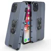 For iPhone 11 Pro Max Case xi pro Max with Car Magnetic 360 Ring Holder Display UltraThin PC TPU Phone Shell with Kickstand