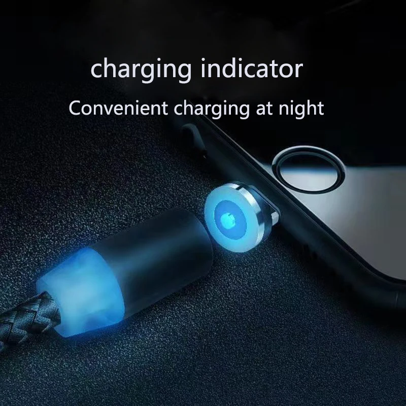 Original Three-In-One Luminescent Cell Phone Colorful Charger Data Cable Type C Cable Charging Usb Spring Line For Iphone - ANKUX.COM