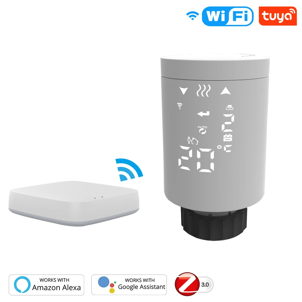 Tuya zigbee wireless wifi digital TRV radiator thermostat - ANKUX.COM