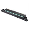 Factory Directly Audio 25 Port Media Enclosure Patch Panel Cat3 Rj11/RJ45 Voice Patch Panel