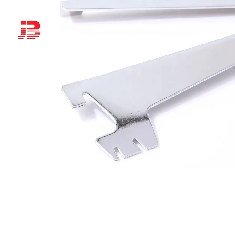 3mm thickness glass hanging metal shelf brackets details