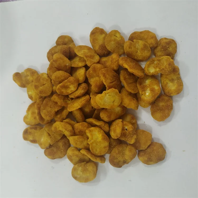 
Hot sale cheap price crispy snacks curry flavor broad bean chips 