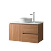 Modern bathroom vanity cabinet, solid surface vanity top design
